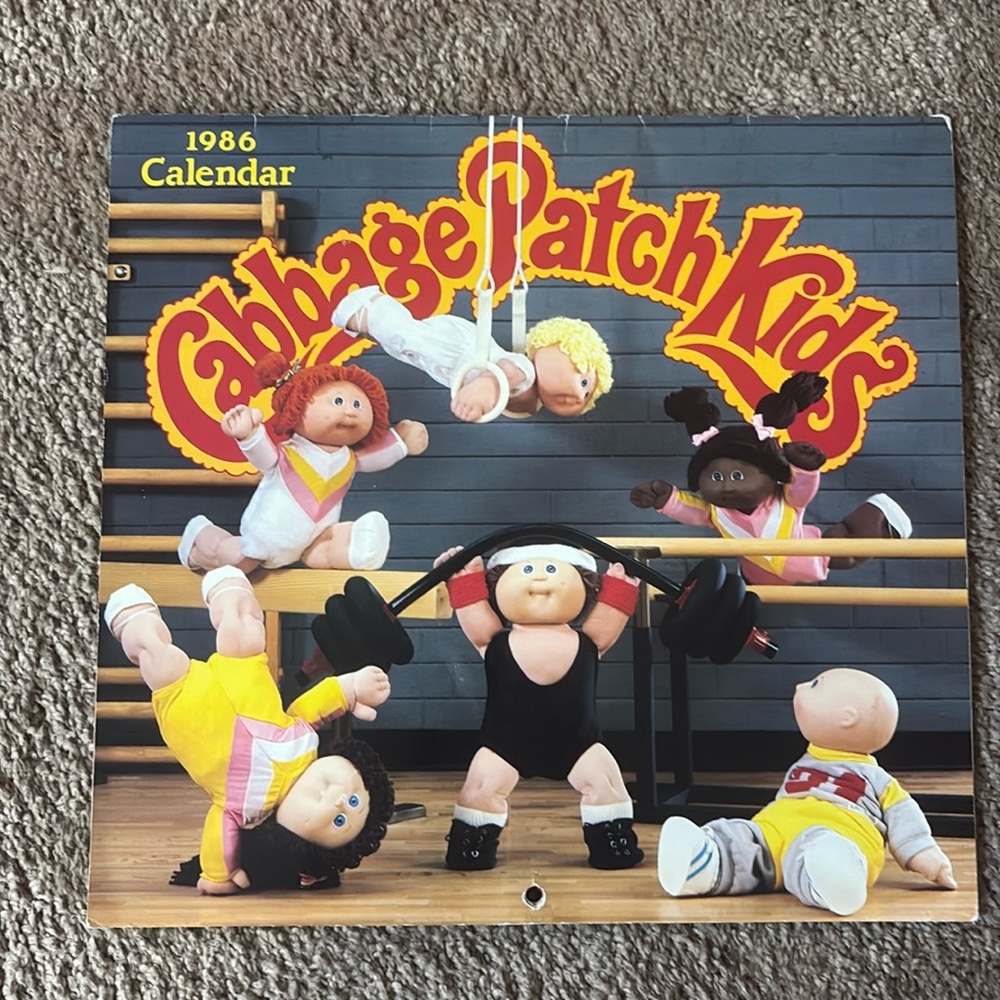 1986 Cabbage Patch Kids Calendar